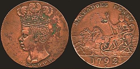 Barbados Penny, 1792
