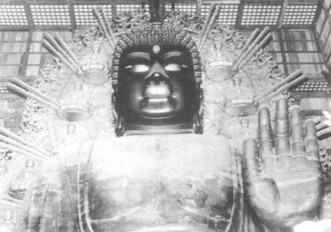 Buddha in Japanese temple