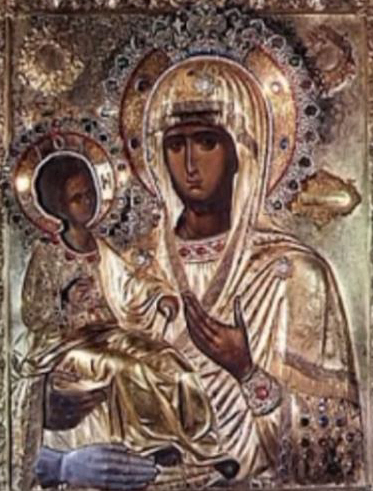 Painting of Mary in the Chilander monastery