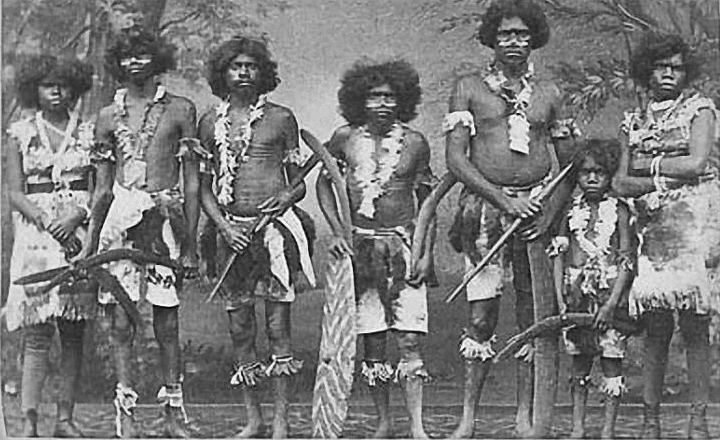 Indigenous Australians at London Zoo, 1884