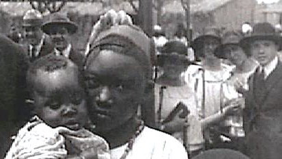 Mother and child at a Negro Village