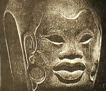 Statue of Olmec child