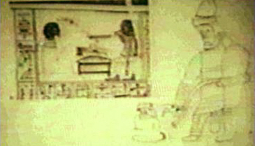Olmec copy on wall of Egyptian ideas