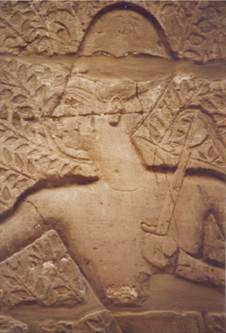 Rameses II with line through head