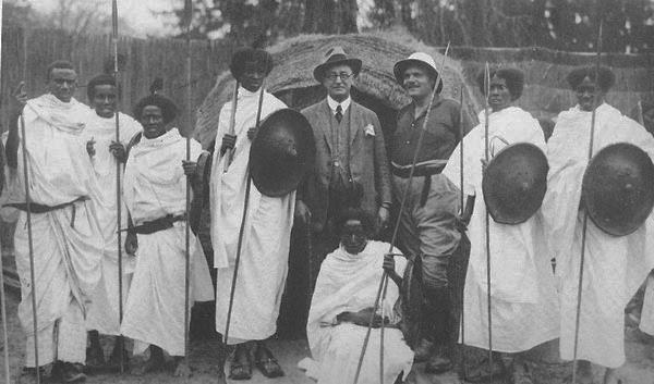 Somalians in Swiss Zoo, 1930