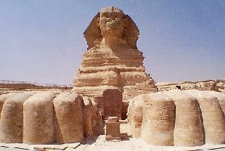 Front view of sphinx