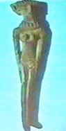 terracotta figure wearing loin cloth